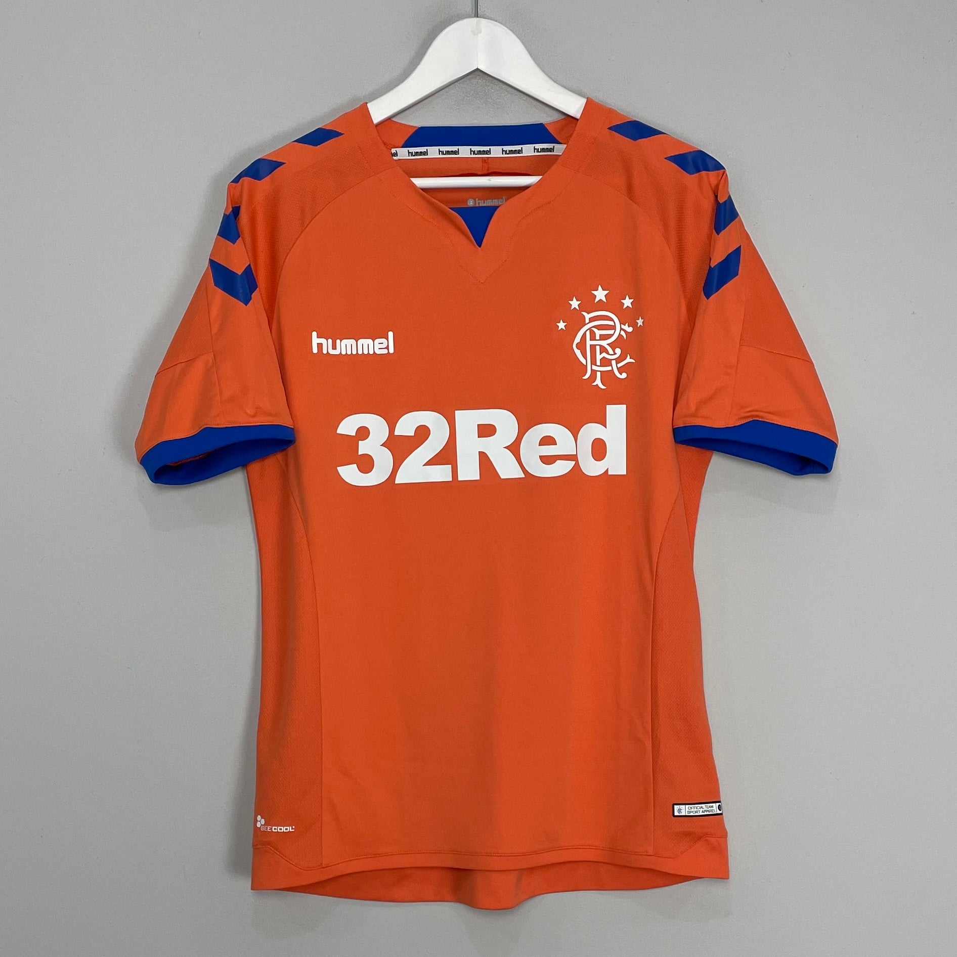 Shop 2018/19 RANGERS THIRD SHIRT (S) HUMMEL, classic football shirts, vintage football shirts & retro soccer jerseys at Cult Kits