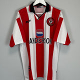 Shop 1997/99 SOUTHAMPTON HOME SHIRT (L) PONY, classic football shirts, vintage football shirts & retro soccer jerseys at Cult Kits
