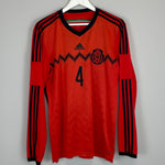 Shop 2014/15 MEXICO R.MARQUEZ #4 L/S AWAY SHIRT (L) ADIDAS, classic football shirts, vintage football shirts & retro soccer jerseys at Cult Kits