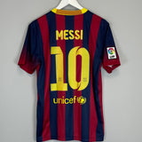 Shop 2013/14 BARCELONA MESSI #10 HOME SHIRT (S) NIKE, classic football shirts, vintage football shirts & retro soccer jerseys at Cult Kits