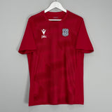 Shop 2020/21 DUNDEE FC *STAFF ISSUE* TRAINING SHIRT (L) MACRON, classic football shirts, vintage football shirts & retro soccer jerseys at Cult Kits