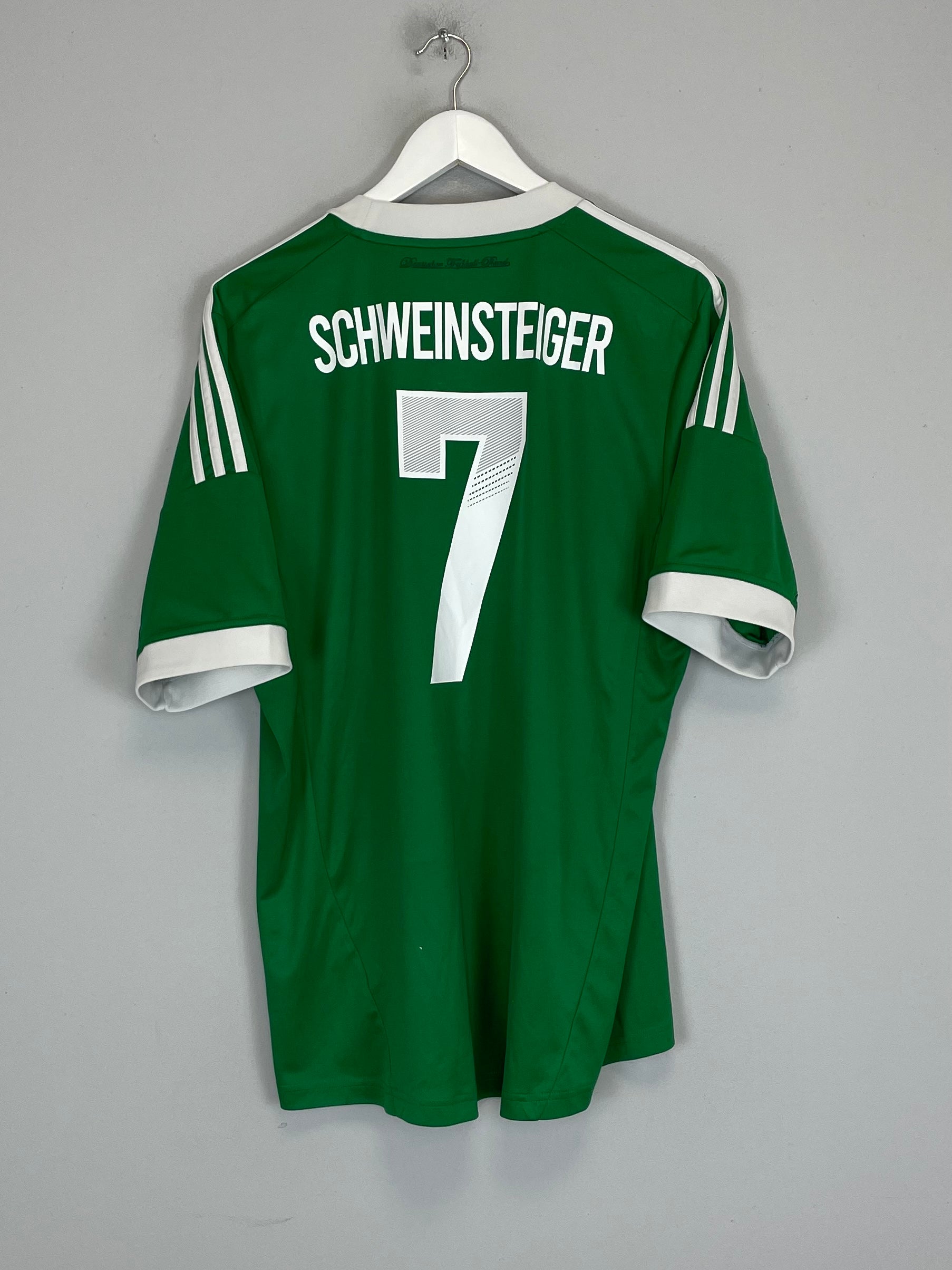 Shop 2012/13 GERMANY SCHWEINSTEIGER #7 AWAY SHIRT (L) ADIDAS, classic football shirts, vintage football shirts & retro soccer jerseys at Cult Kits