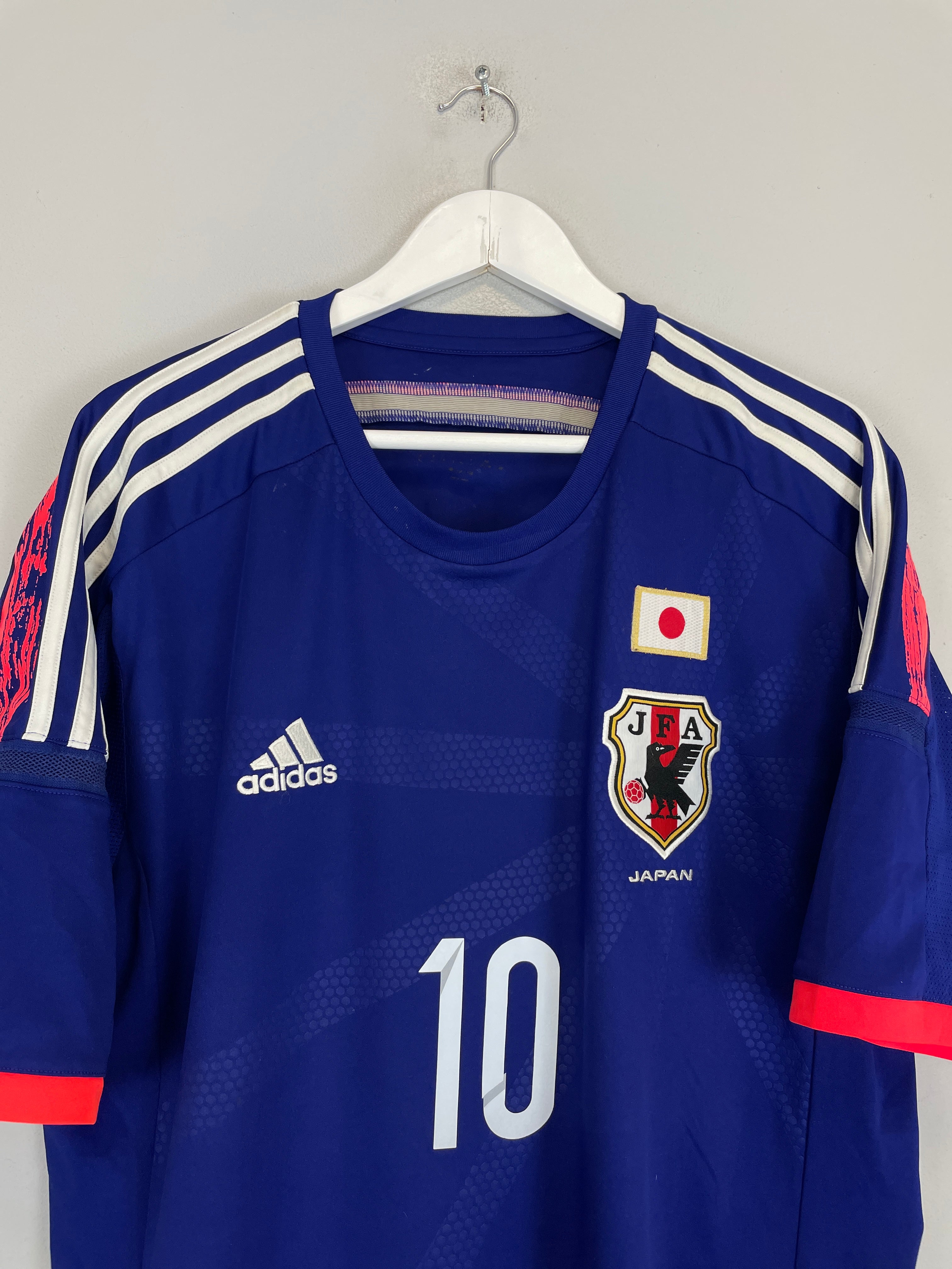 Shop 2013/14 JAPAN KAGAWA #10 HOME SHIRT (XL) ADIDAS, classic football shirts, vintage football shirts & retro soccer jerseys at Cult Kits