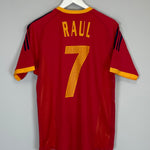 2002/04 SPAIN RAUL #7 *PLAYER ISSUE* HOME SHIRT (S) ADIDAS