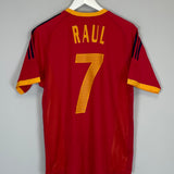 2002/04 SPAIN RAUL #7 *PLAYER ISSUE* HOME SHIRT (S) ADIDAS