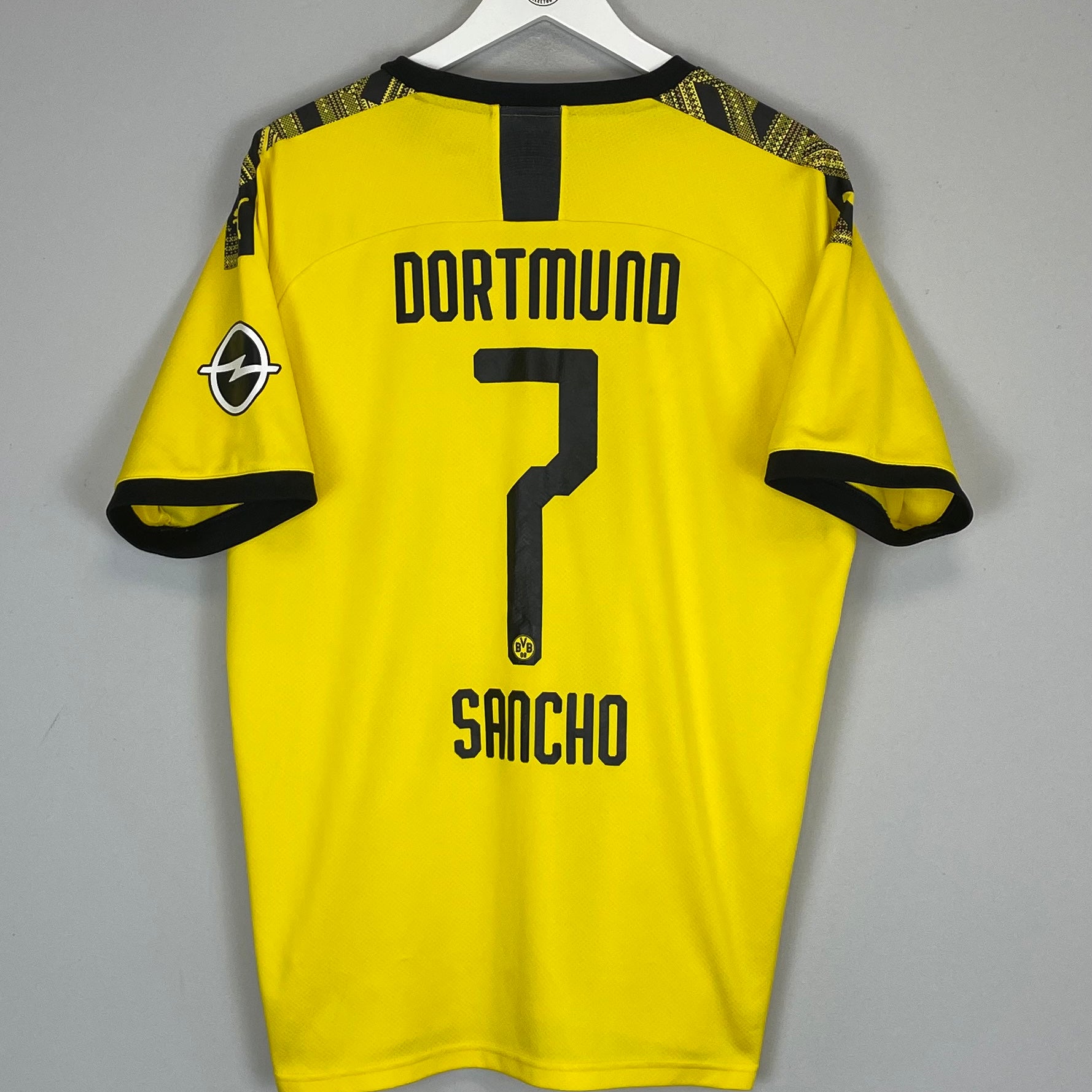Shop 2019/20 DORTMUND SANCHO #7 HOME SHIRT (XL) PUMA, classic football shirts, vintage football shirts & retro soccer jerseys at Cult Kits