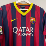 Shop 2013/14 BARCELONA MESSI #10 HOME SHIRT (XL) NIKE, classic football shirts, vintage football shirts & retro soccer jerseys at Cult Kits