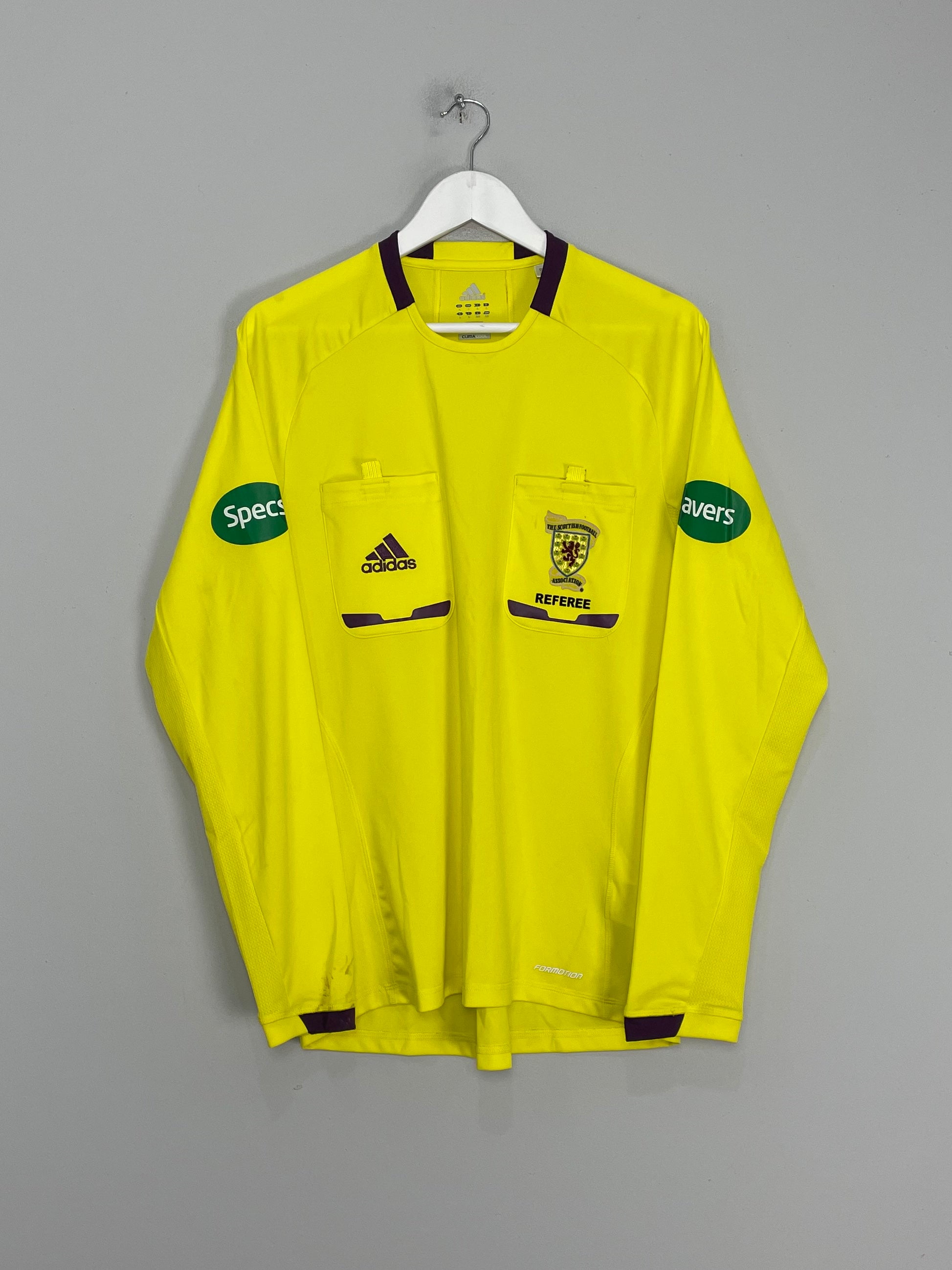Shop 2012/13 SCOTTISH FA REFEREE SHIRT (L) ADIDAS, classic football shirts, vintage football shirts & retro soccer jerseys at Cult Kits