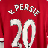 Shop 2014/15 MANCHESTER UNITED V.PERSIE #20 HOME SHIRT (M) NIKE, classic football shirts, vintage football shirts & retro soccer jerseys at Cult Kits