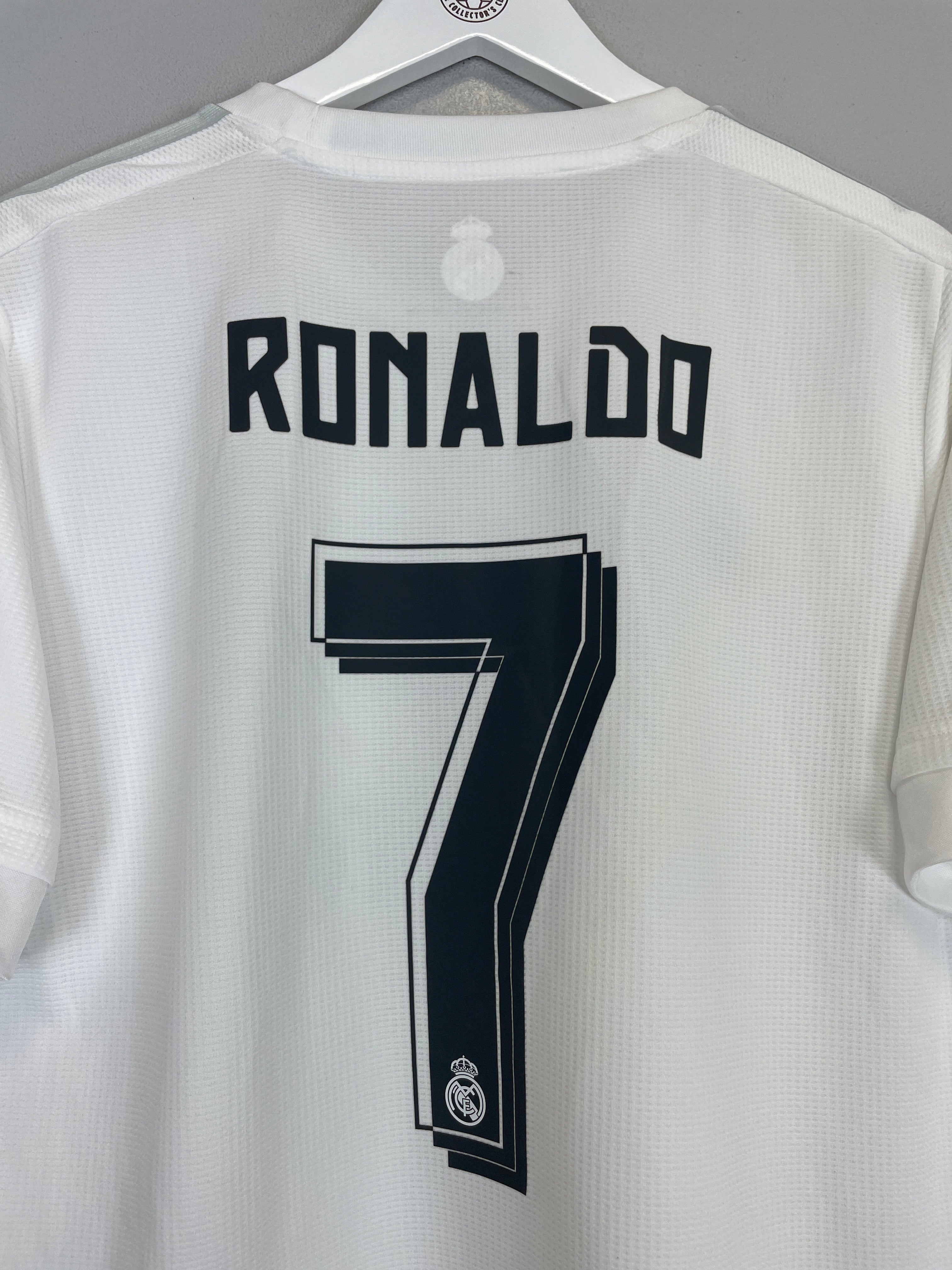 Shop 2015/16 REAL MADRID RONALDO #7 HOME SHIRT (L) ADIDAS, classic football shirts, vintage football shirts & retro soccer jerseys at Cult Kits