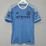 2015/16 NEW YORK CITY BRANDT #16 *SIGNED* PLAYER ISSUE HOME SHIRT (L) ADIDAS