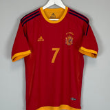 2002/04 SPAIN RAUL #7 *PLAYER ISSUE* HOME SHIRT (S) ADIDAS