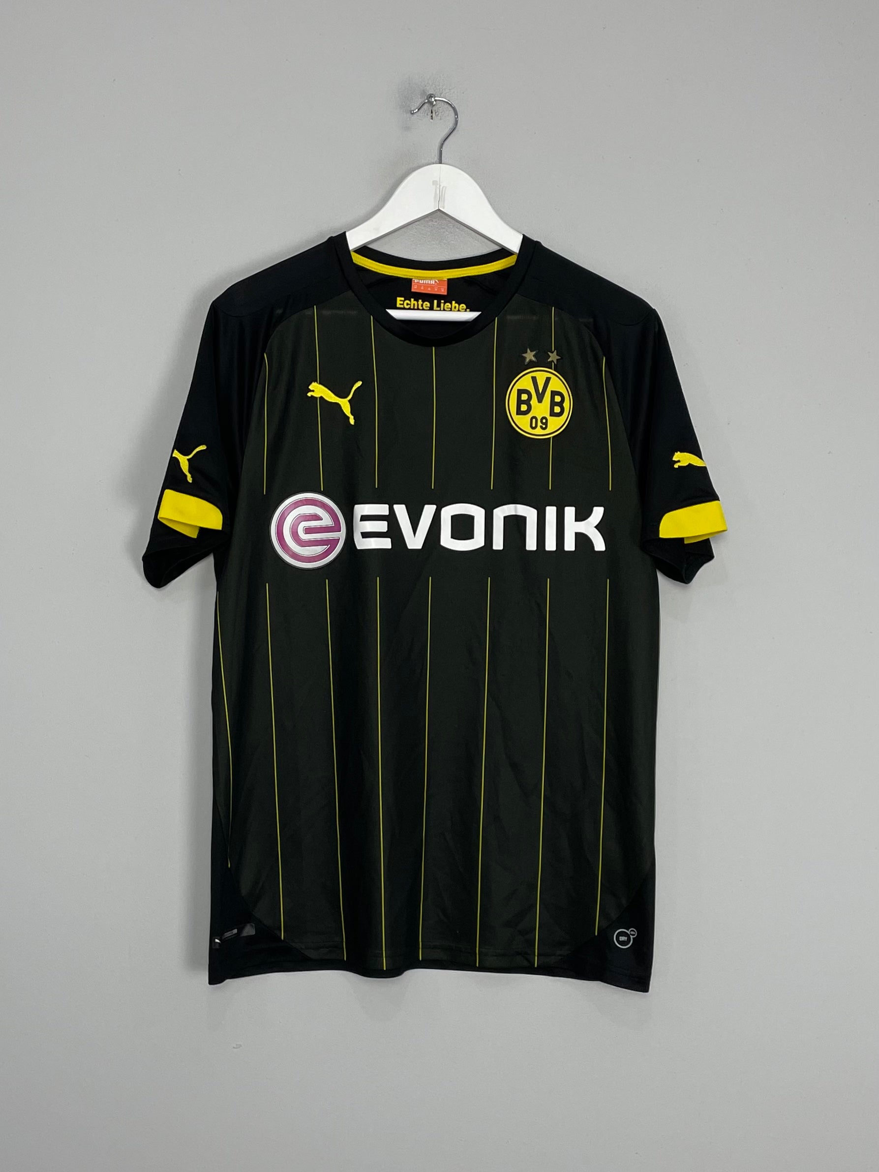 Shop 2014/15 DORTMUND AWAY SHIRT (M) PUMA, classic football shirts, vintage football shirts & retro soccer jerseys at Cult Kits
