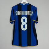 2008/09 INTER MILAN IBRAHIMOVIC #8 HOME SHIRT (M) NIKE