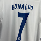 2016/17 REAL MADRID RONALDO #7 L/S HOME SHIRT (XL) ADIDAS