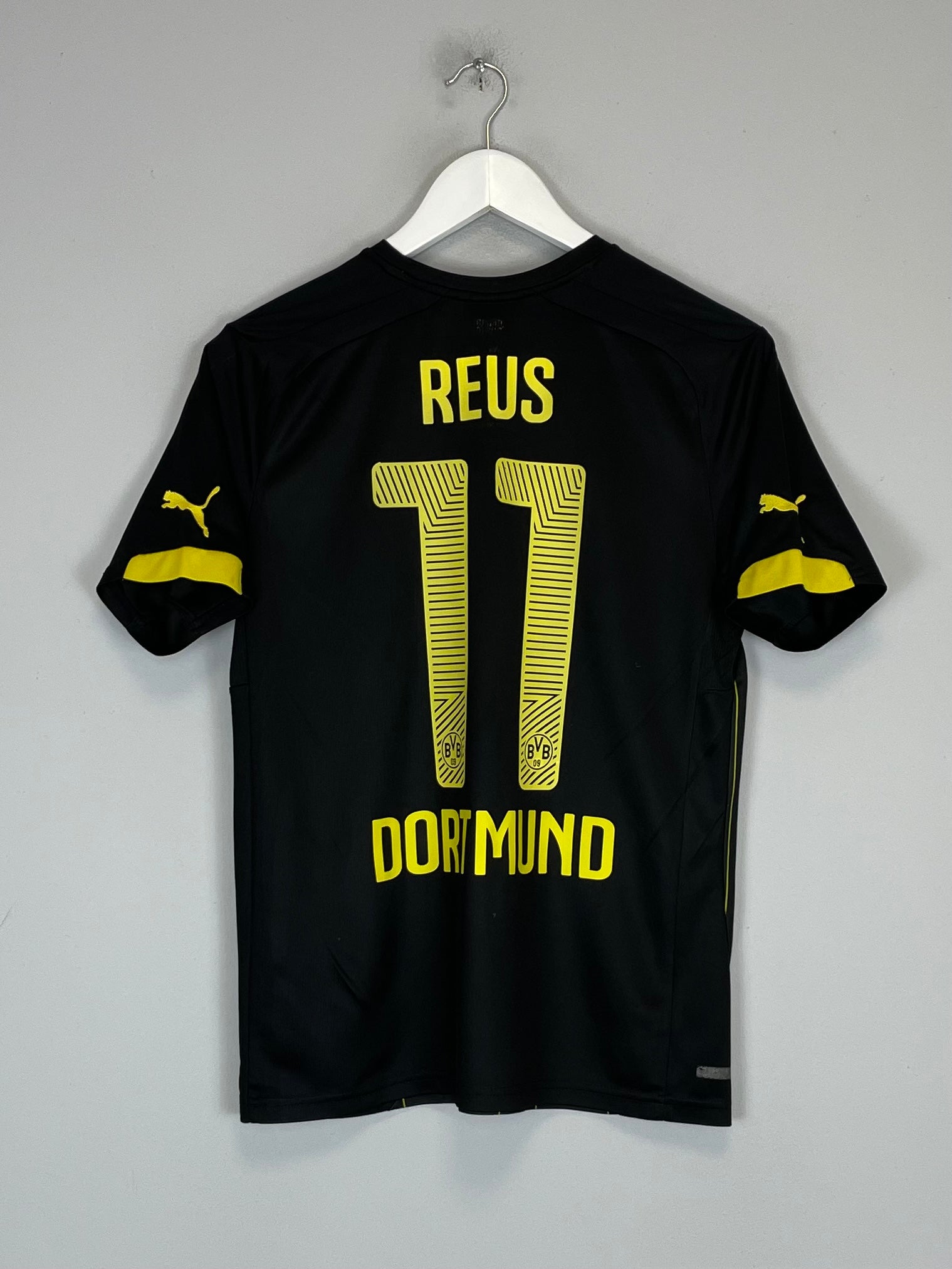 Shop 2014/15 DORTMUND REUS #11 AWAY SHIRT (S) PUMA, classic football shirts, vintage football shirts & retro soccer jerseys at Cult Kits