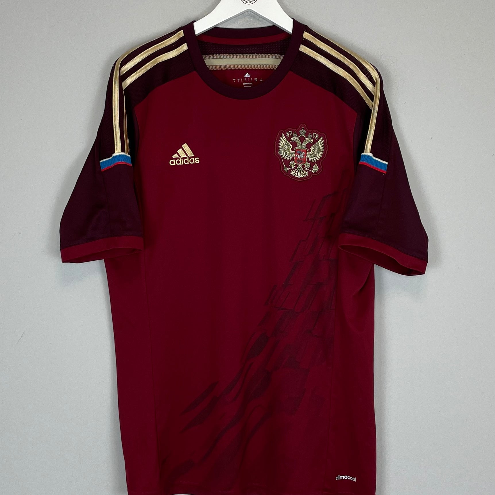 Shop 2014/15 RUSSIA HOME SHIRT (L) ADIDAS, classic football shirts, vintage football shirts & retro soccer jerseys at Cult Kits