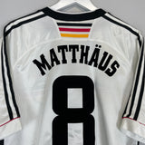 Shop 1998/00 GERMANY MATTHAUS #8 HOME SHIRT (L) ADIDAS, classic football shirts, vintage football shirts & retro soccer jerseys at Cult Kits