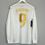 Shop 2019/20 REAL MADRID BENZEMA #9 *BNWT* HOME SHIRT (S) ADIDAS, classic football shirts, vintage football shirts & retro soccer jerseys at Cult Kits