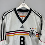 Shop 1998/00 GERMANY MATTHAUS #8 HOME SHIRT (L) ADIDAS, classic football shirts, vintage football shirts & retro soccer jerseys at Cult Kits