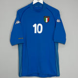 Shop 2002 ITALY DEL PIERO #10 HOME SHIRT (XL) KAPPA, classic football shirts, vintage football shirts & retro soccer jerseys at Cult Kits