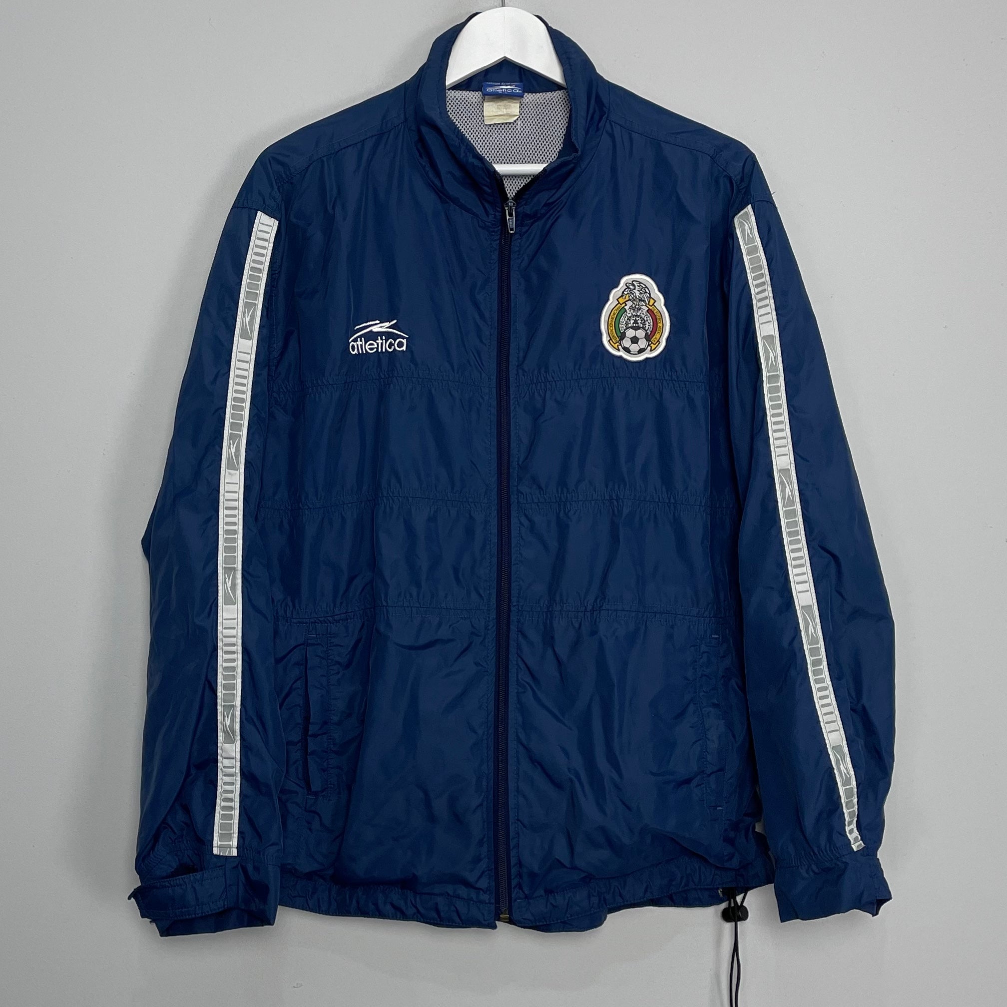 Shop 2000/02 MEXICO TRACK JACKET (L) ATLETICA, classic football shirts, vintage football shirts & retro soccer jerseys at Cult Kits