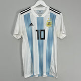 Shop 2018/19 ARGENTINA MESSI #10 HOME SHIRT (M) ADIDAS, classic football shirts, vintage football shirts & retro soccer jerseys at Cult Kits