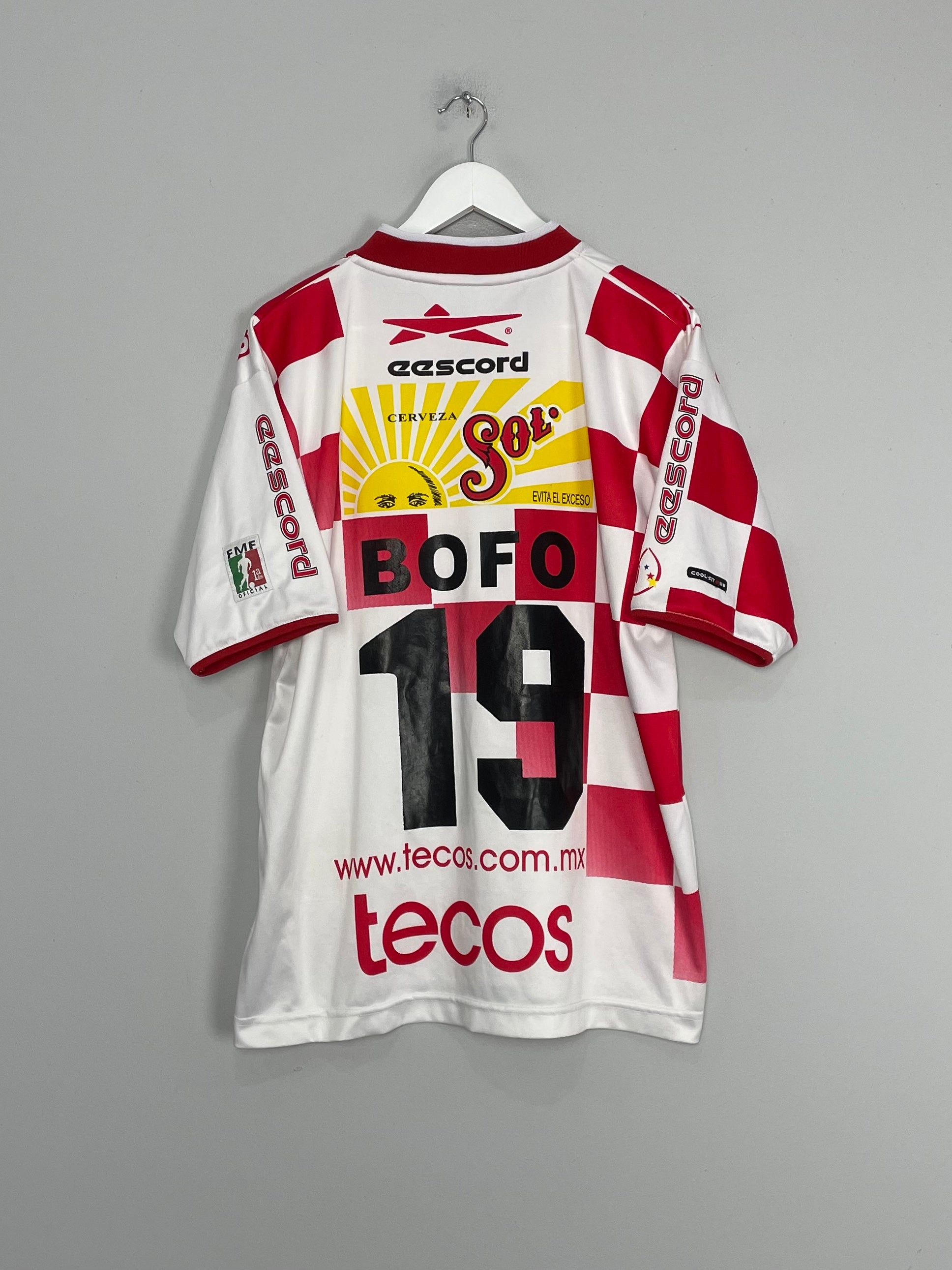 Shop 2000/01 TECOS FC BOFO #19 HOME SHIRT (L) EESCORD, classic football shirts, vintage football shirts & retro soccer jerseys at Cult Kits