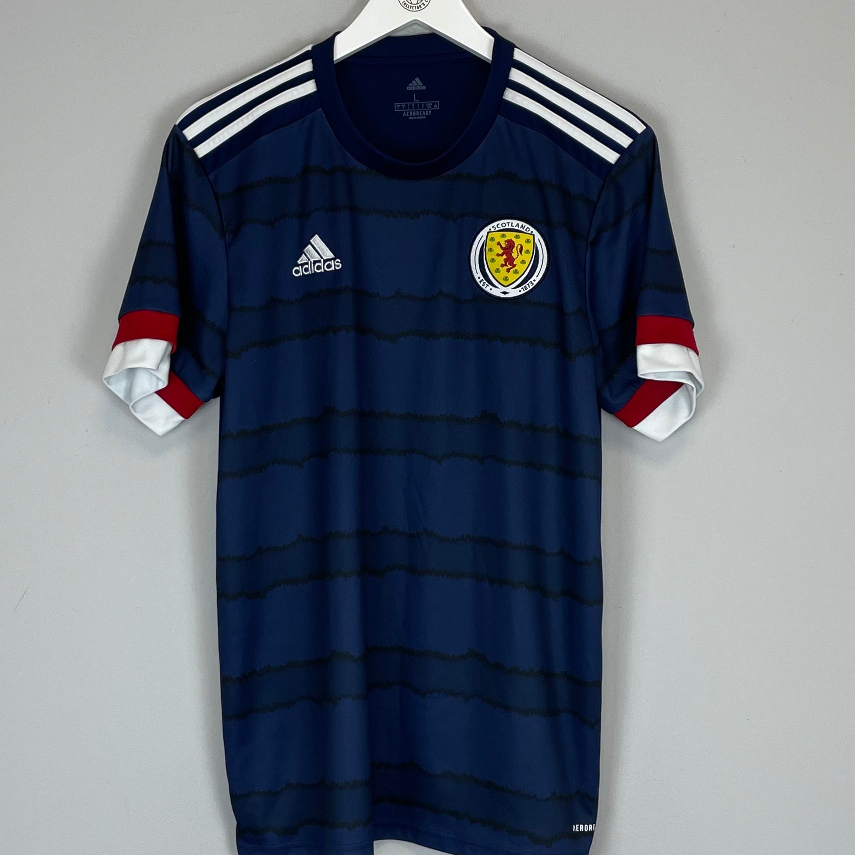 Shop 2020/22 SCOTLAND HOME SHIRT (L) ADIDAS, classic football shirts, vintage football shirts & retro soccer jerseys at Cult Kits
