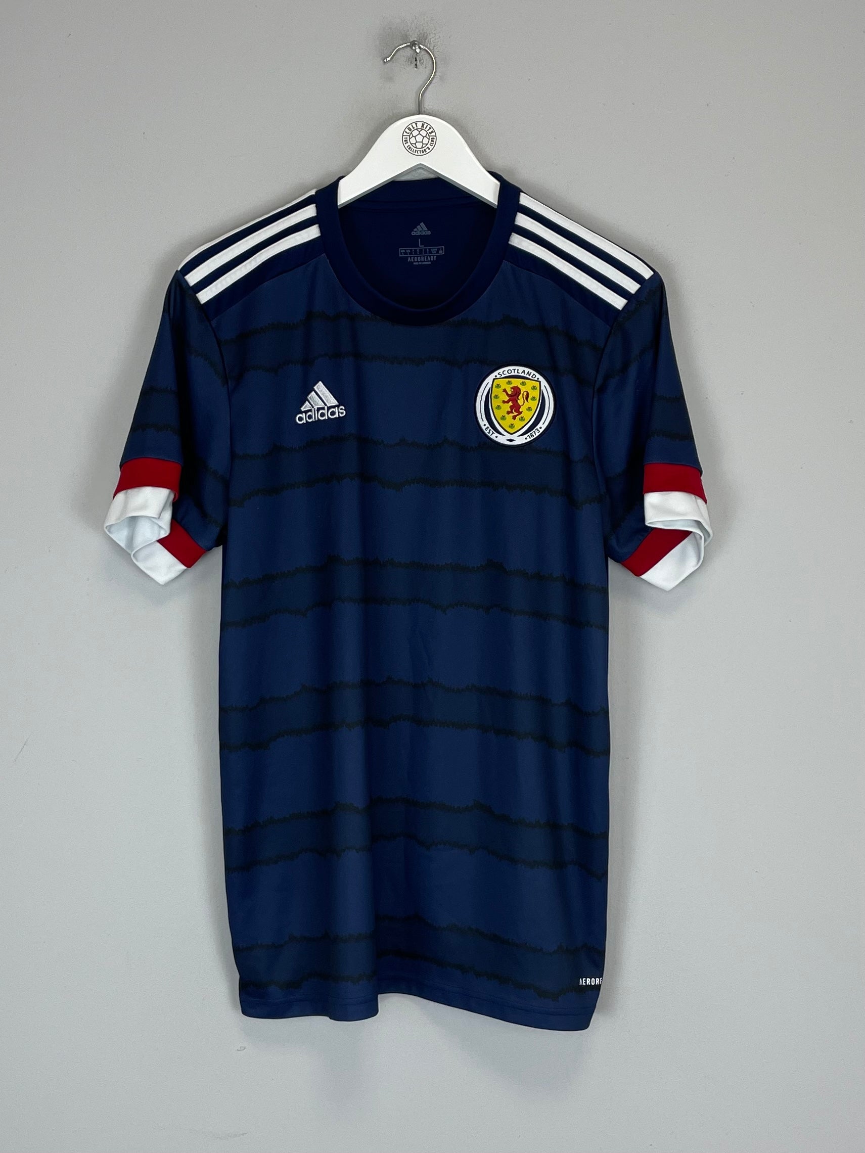 Shop 2020/22 SCOTLAND HOME SHIRT (L) ADIDAS, classic football shirts, vintage football shirts & retro soccer jerseys at Cult Kits