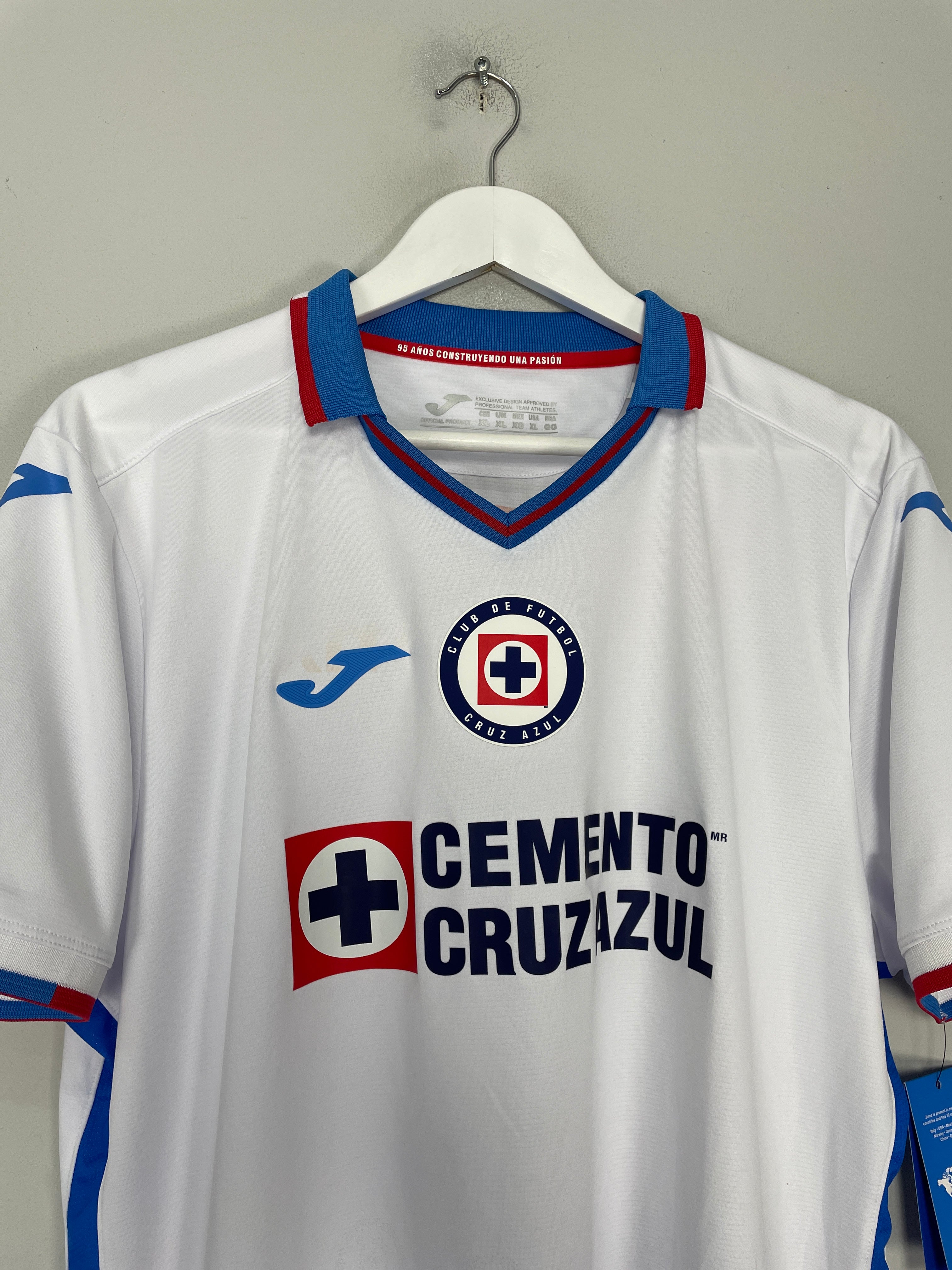 Shop 2022/23 CRUZ AZUL *BNWT* AWAY SHIRT (XL) JOMA, classic football shirts, vintage football shirts & retro soccer jerseys at Cult Kits