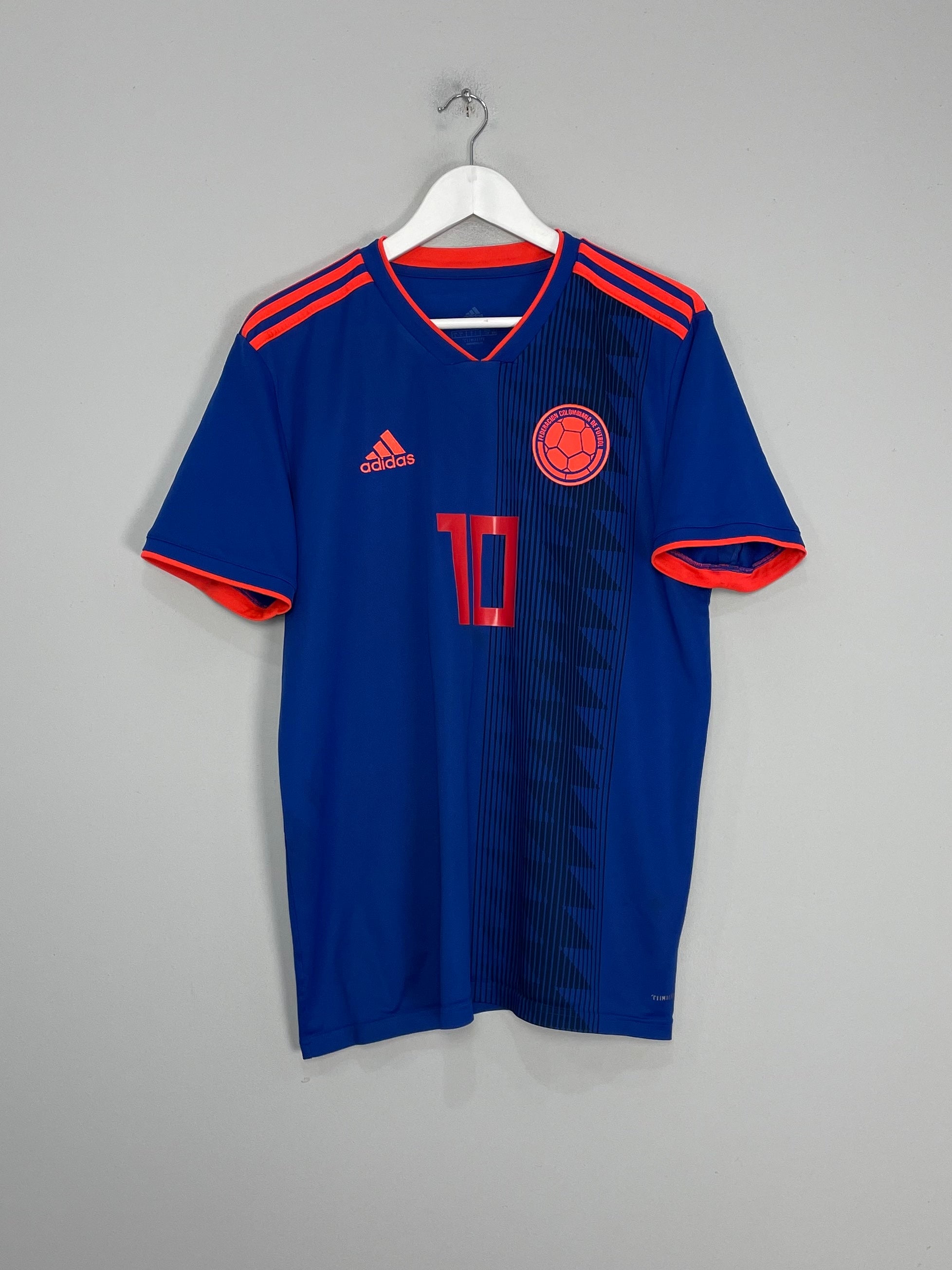 Shop 2018/19 COLOMBIA JAMES #10 AWAY SHIRT (L) ADIDAS, classic football shirts, vintage football shirts & retro soccer jerseys at Cult Kits
