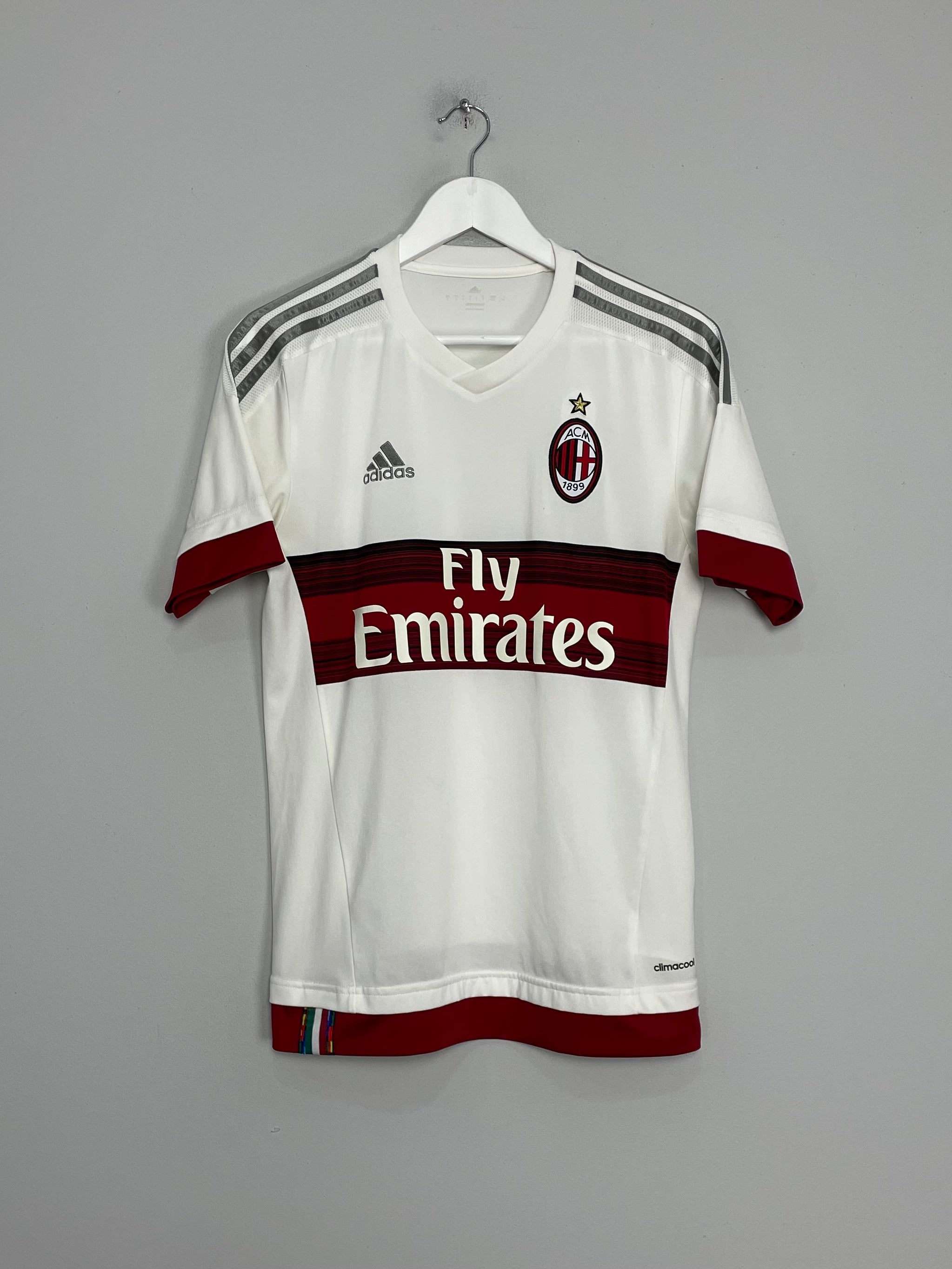 Shop 2015/16 AC MILAN AWAY SHIRT (S) ADIDAS, classic football shirts, vintage football shirts & retro soccer jerseys at Cult Kits