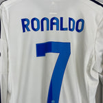 Shop 2012/13 REAL MADRID RONALDO #7 L/S HOME SHIRT (M) ADIDAS, classic football shirts, vintage football shirts & retro soccer jerseys at Cult Kits