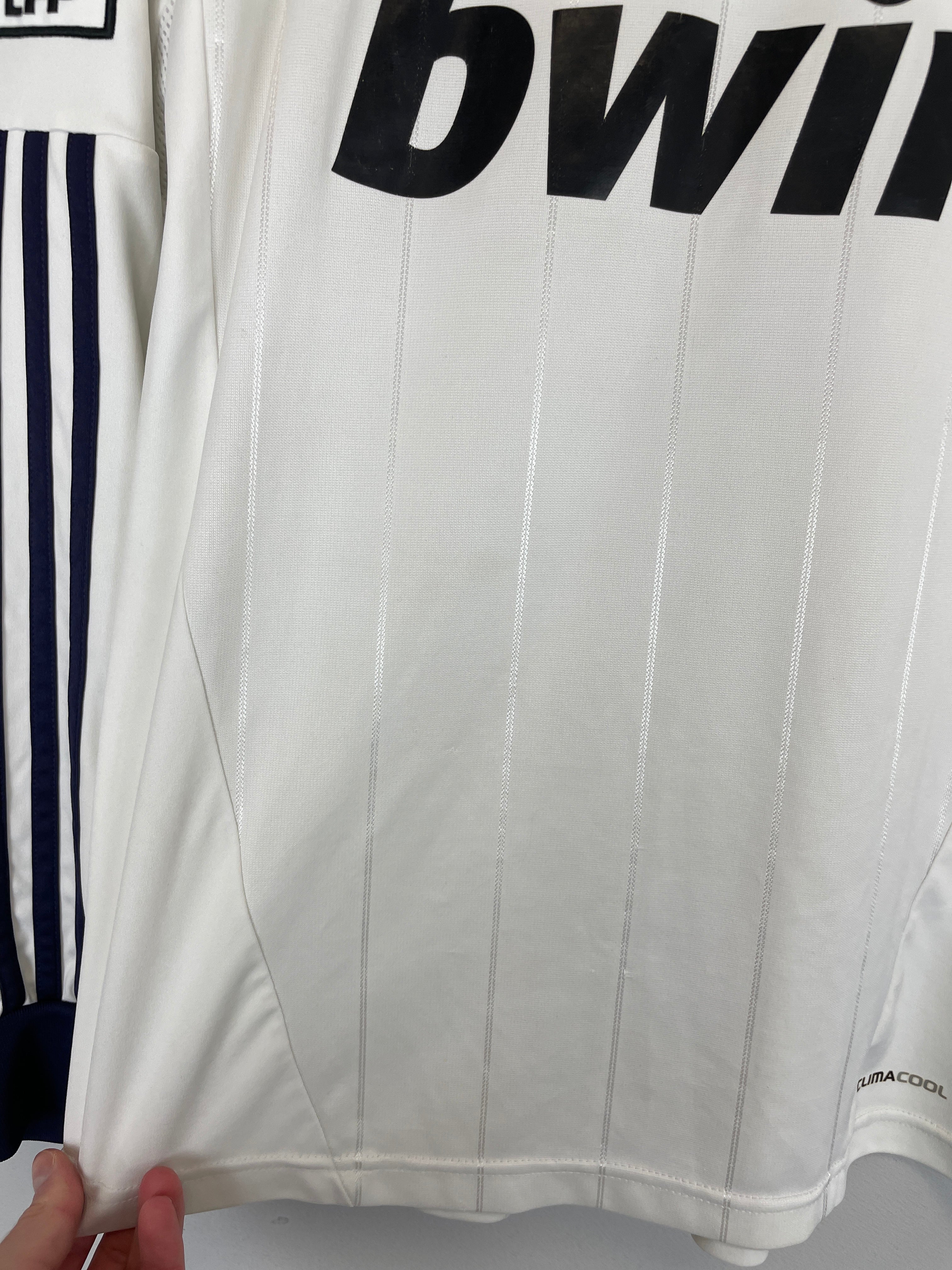 Shop 2012/13 REAL MADRID RONALDO #7 L/S HOME SHIRT (M) ADIDAS, classic football shirts, vintage football shirts & retro soccer jerseys at Cult Kits