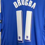 Shop 2011/12 CHELSEA DROGBA #11 C/L L/S HOME SHIRT (L) ADIDAS, classic football shirts, vintage football shirts & retro soccer jerseys at Cult Kits