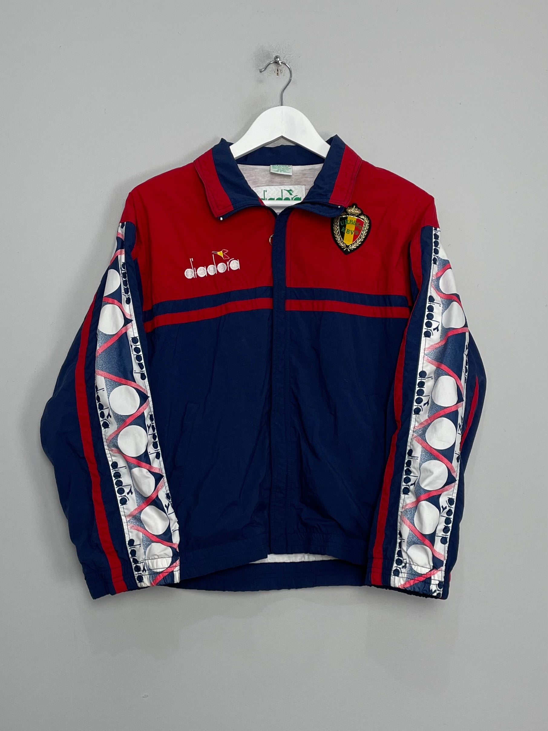 Shop 1997/98 BELGIUM TRACK JACKET (S) DIADORA, classic football shirts, vintage football shirts & retro soccer jerseys at Cult Kits