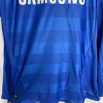 Shop 2011/12 CHELSEA DROGBA #11 C/L L/S HOME SHIRT (L) ADIDAS, classic football shirts, vintage football shirts & retro soccer jerseys at Cult Kits
