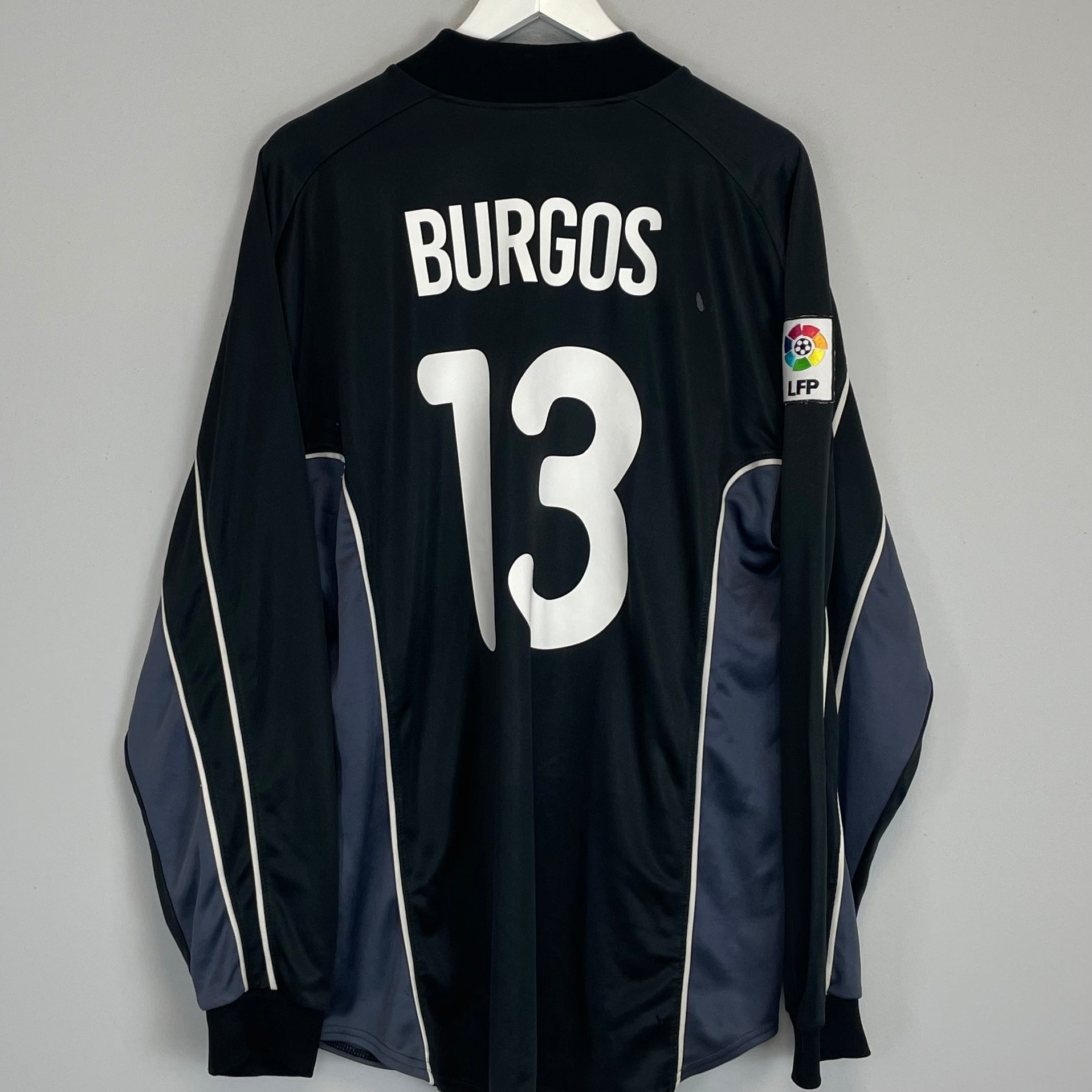 Shop 2001/02 ATLETICO MADRID BURGOS #13 GK SHIRT (XL) NIKE, classic football shirts, vintage football shirts & retro soccer jerseys at Cult Kits