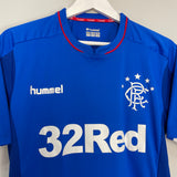 2018/19 RANGERS HOME SHIRT (S) HUMMEL