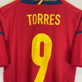 Shop 2012/13 SPAIN TORRES #9 HOME SHIRT (S) ADIDAS, classic football shirts, vintage football shirts & retro soccer jerseys at Cult Kits