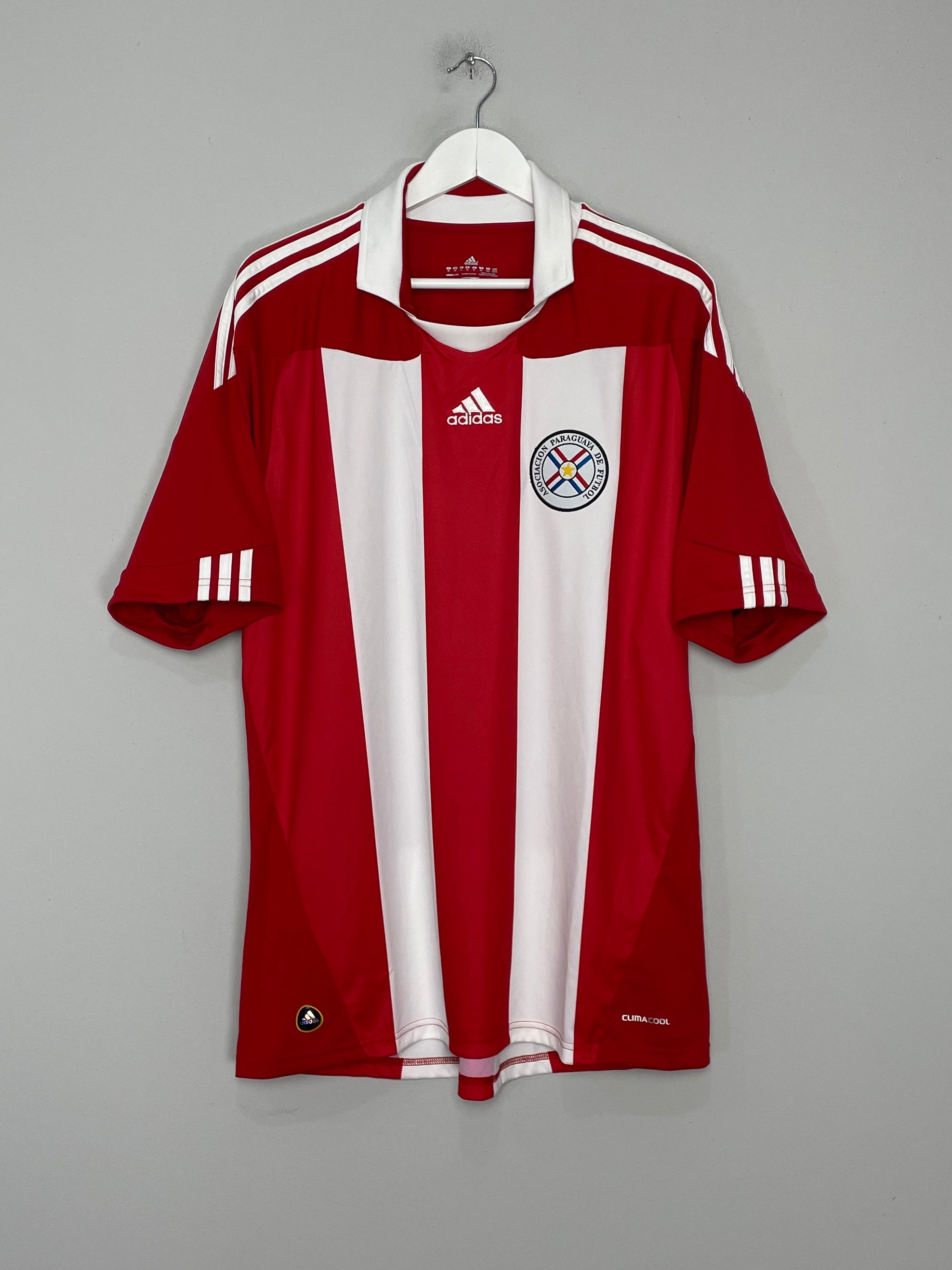 Shop 2010/11 PARAGUAY HOME SHIRT (XL) ADIDAS, classic football shirts, vintage football shirts & retro soccer jerseys at Cult Kits
