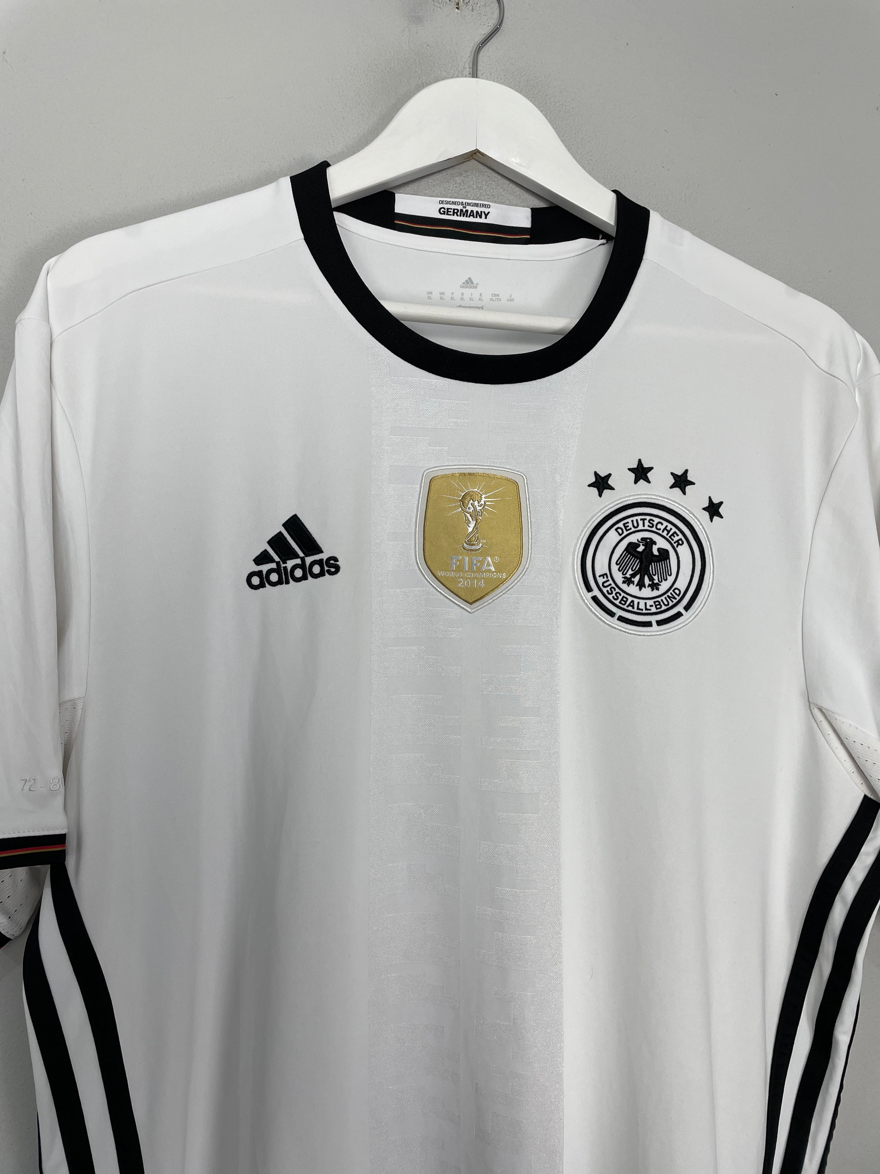 Shop 2015/16 GERMANY HOME SHIRT (XL) ADIDAS, classic football shirts, vintage football shirts & retro soccer jerseys at Cult Kits