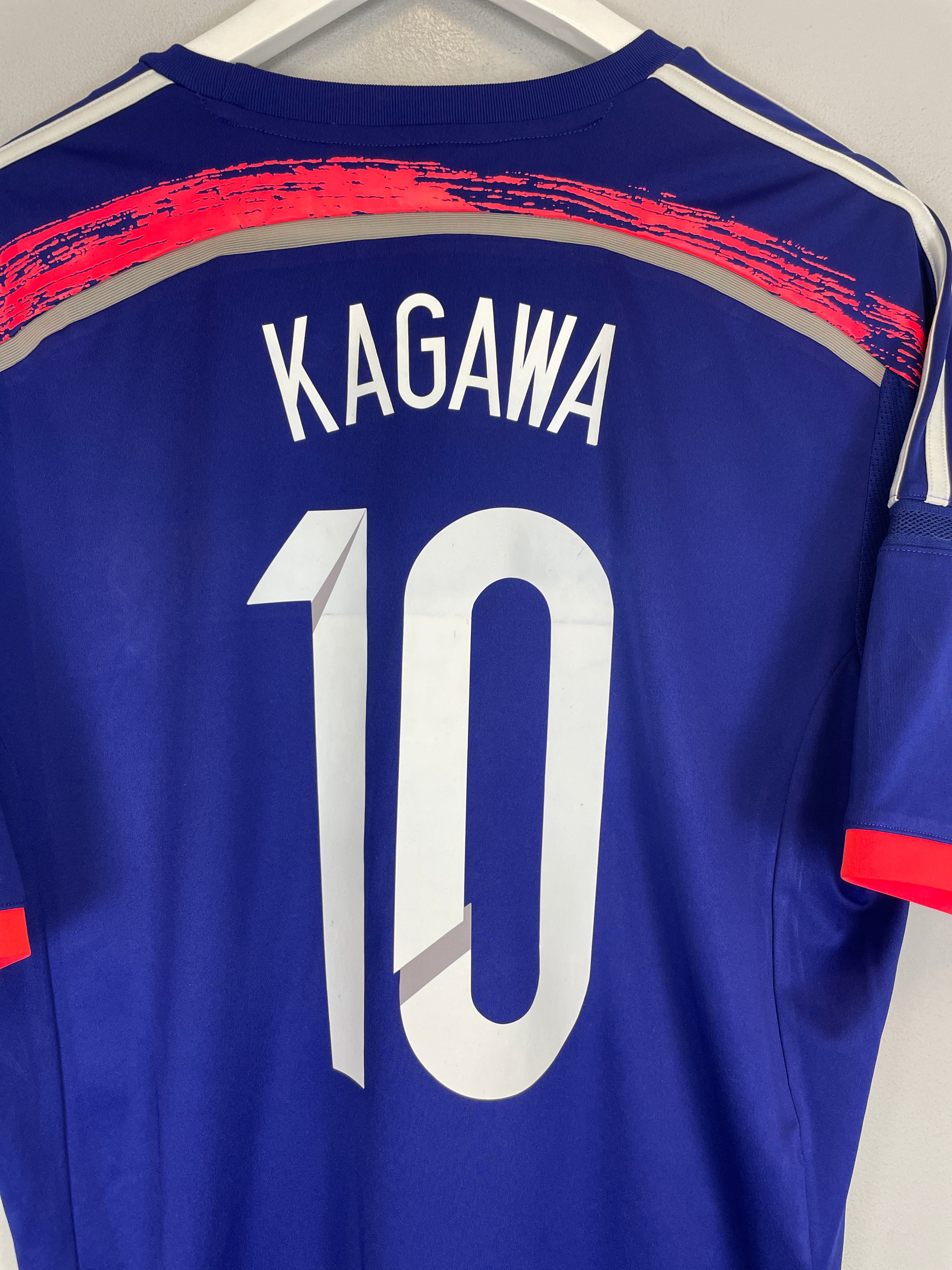 Shop 2014/15 JAPAN KAGAWA #10 HOME SHIRT (L) ADIDAS, classic football shirts, vintage football shirts & retro soccer jerseys at Cult Kits