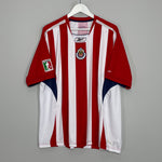 Shop 2005/06 CHIVAS GUADALAJARA HOME SHIRT (L) REEBOK, classic football shirts, vintage football shirts & retro soccer jerseys at Cult Kits