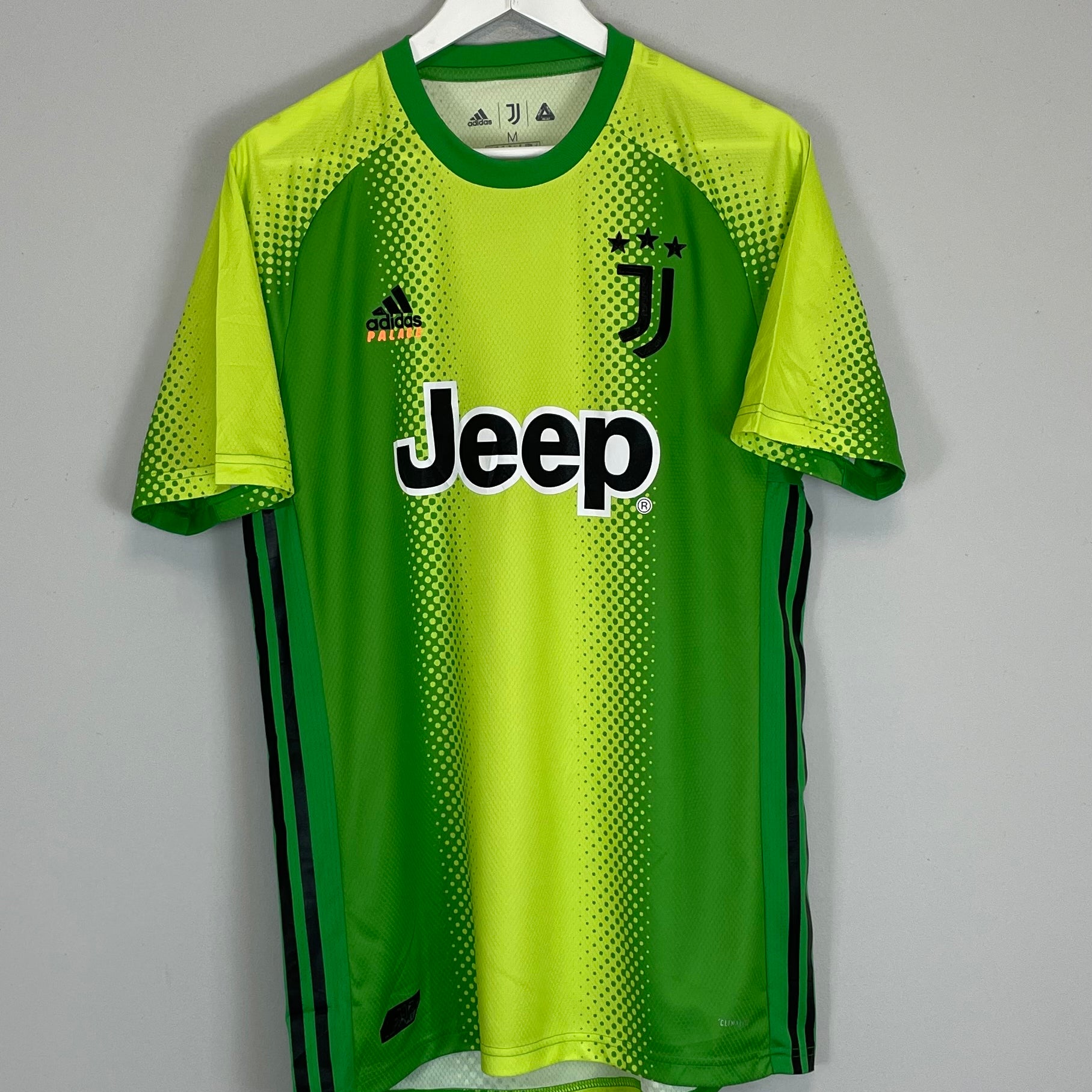 Shop 2019/20 JUVENTUS X PALACE *AUTHENTIC* GK SHIRT (M) ADIDAS, classic football shirts, vintage football shirts & retro soccer jerseys at Cult Kits