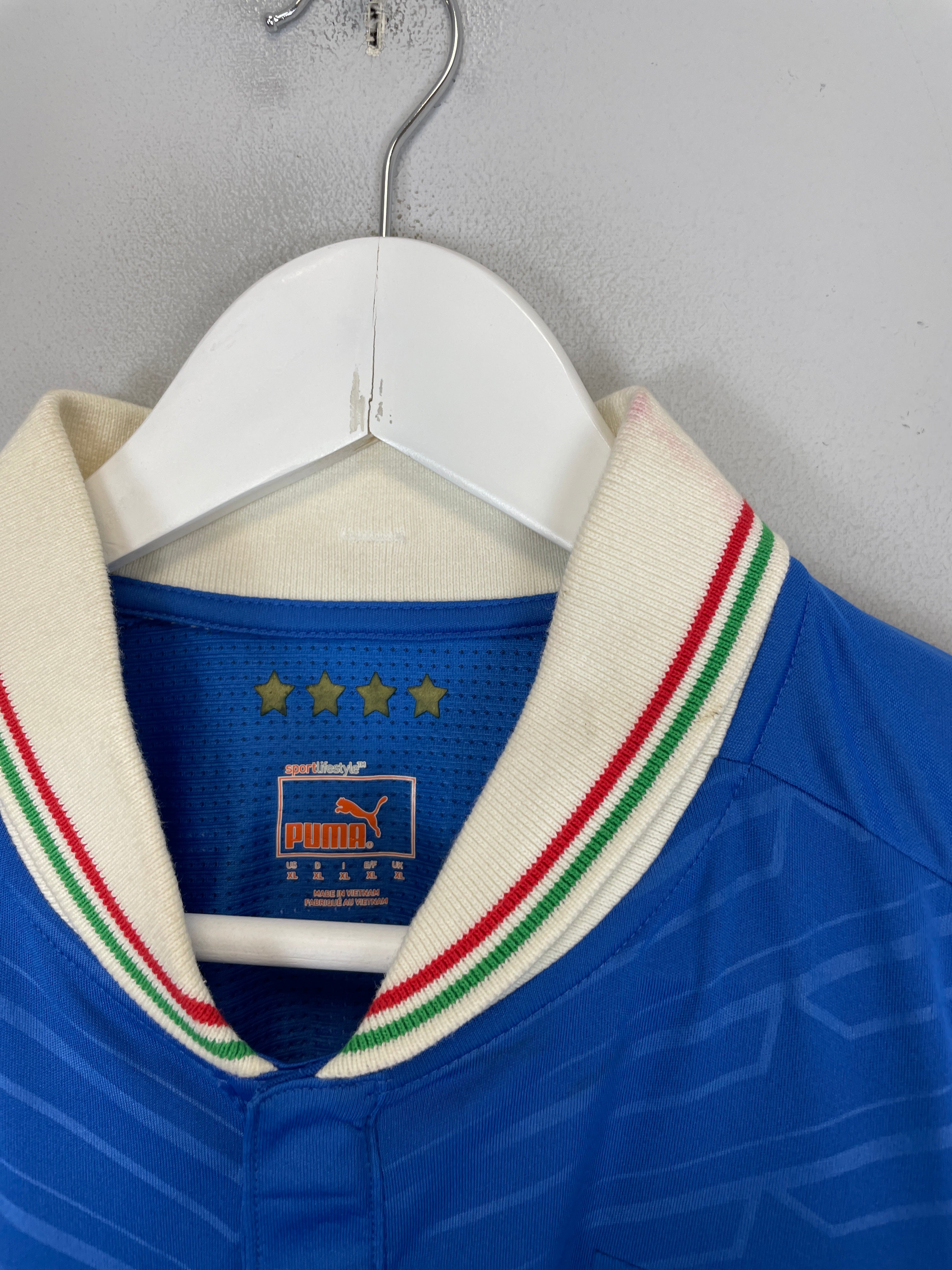 Shop 2012/13 ITALY PIRLO #21 HOME SHIRT (XL) PUMA, classic football shirts, vintage football shirts & retro soccer jerseys at Cult Kits