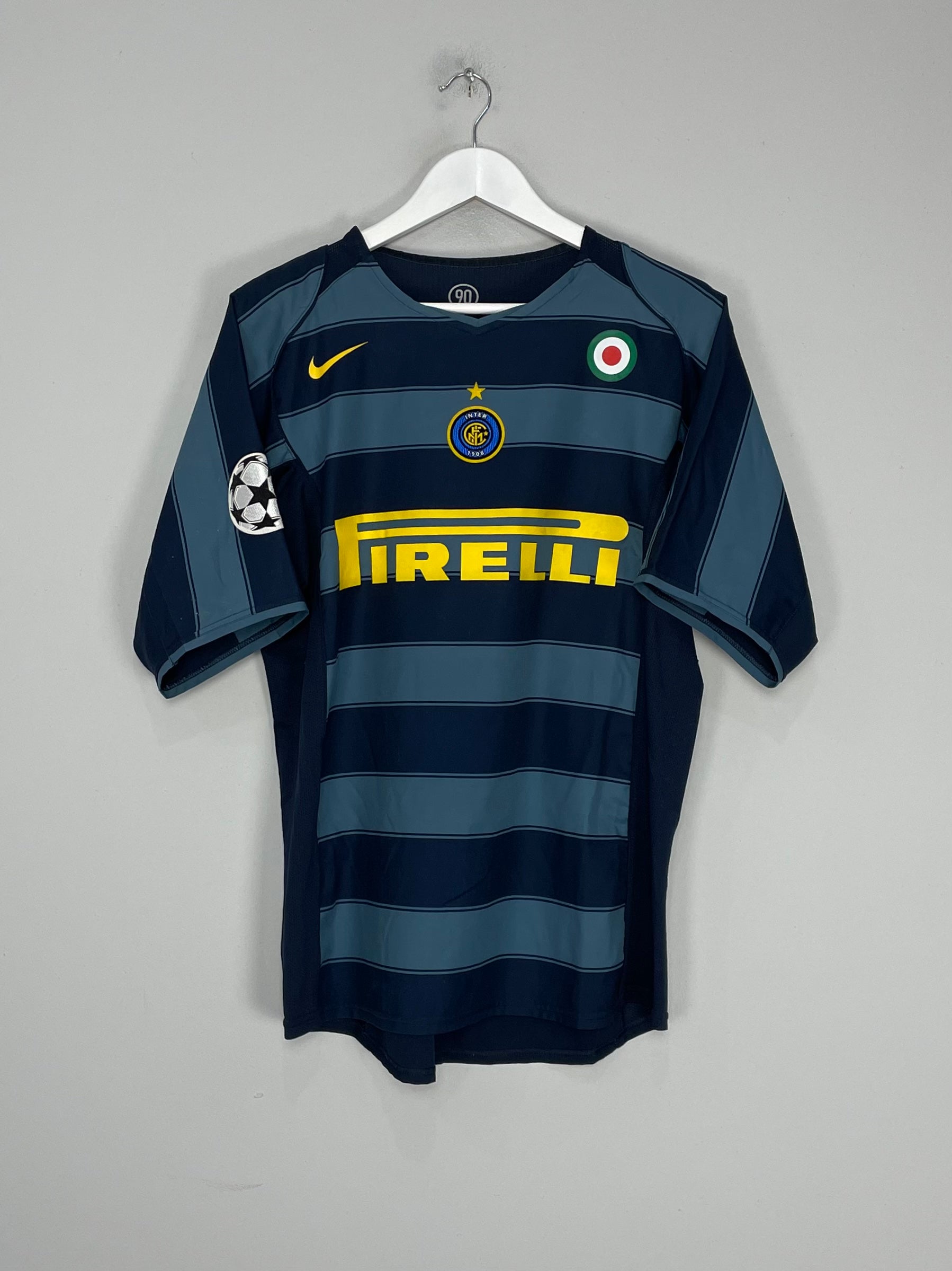 2004/05 INTER MILAN STANKOVIC #5 C/L THIRD SHIRT (M) NIKE
