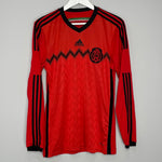 Shop 2013/15 MEXICO L/S AWAY SHIRT (M) ADIDAS, classic football shirts, vintage football shirts & retro soccer jerseys at Cult Kits