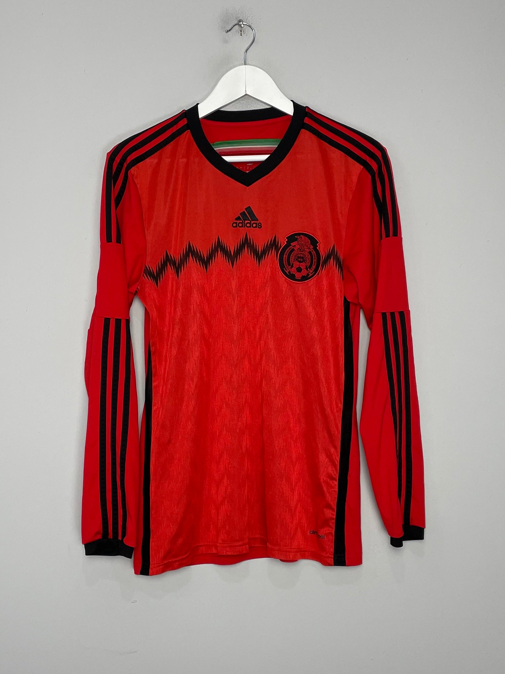 Shop 2013/15 MEXICO L/S AWAY SHIRT (M) ADIDAS, classic football shirts, vintage football shirts & retro soccer jerseys at Cult Kits